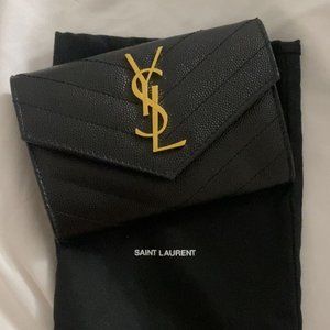 YSL CASSANDRE MATELASSÉ SMALL ENVELOPE WALLET
